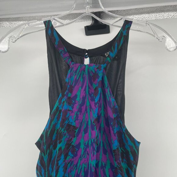 Express Womens Halter Neck Dress Cinched Waist Belted Size Small - Picture 2 of 9